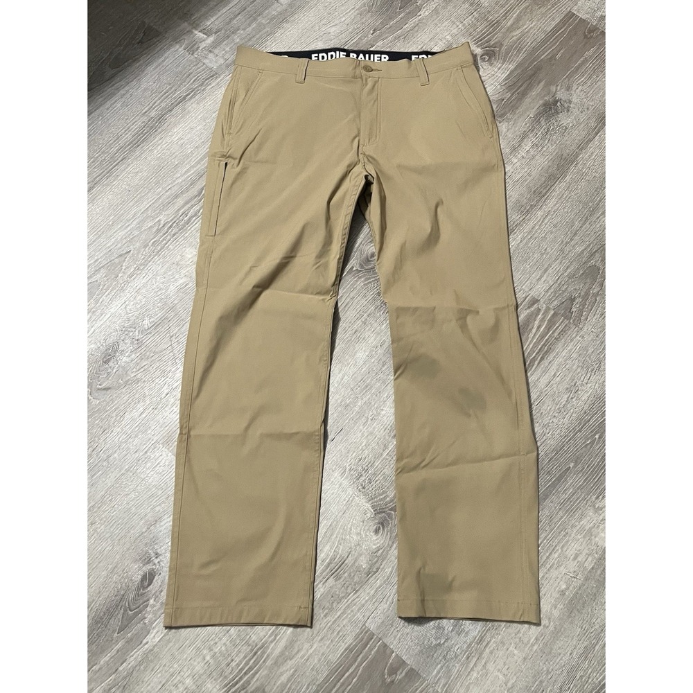 Eddie Bauer Men's Nylon Fleece Lined Active Pants 36 X 32 Zip Pocket Lot